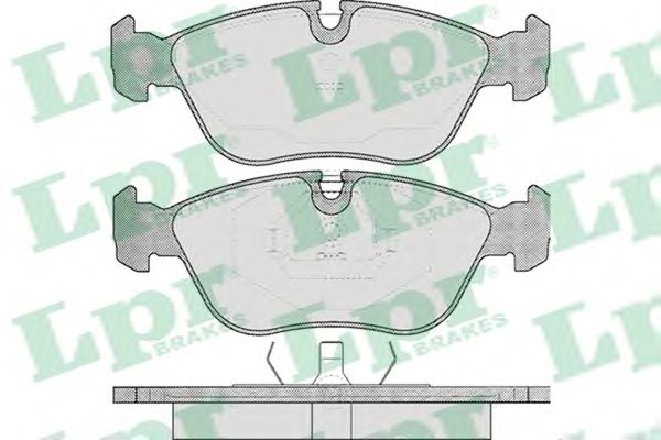 05P436  LPR - Гальмівні колодки до дисків (F, V)1