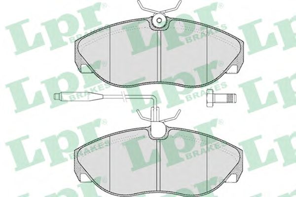 05P493  LPR - Гальмівні колодки до дисків (F, S, з датчиком)1