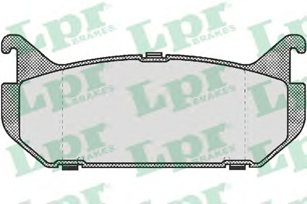 05P512  LPR - Гальмівні колодки до дисків (R, S)1
