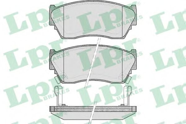 05P520  LPR - Гальмівні колодки до дисків (F, V, з датчиком)1