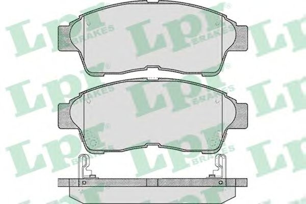 05P561  LPR - Гальмівні колодки до дисків (F, V, з датчиком)1