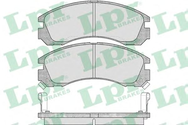 05P578  LPR - Гальмівні колодки до дисків (F, з датчиком)1