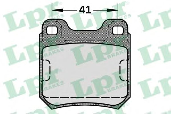 05P584  LPR - Гальмівні колодки до дисків (R, S)1