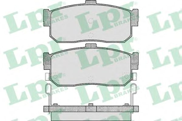 05P602  LPR - Гальмівні колодки до дисків (R, S)1