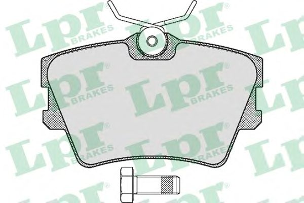 05P616  LPR - Гальмівні колодки до дисків (R, S)1