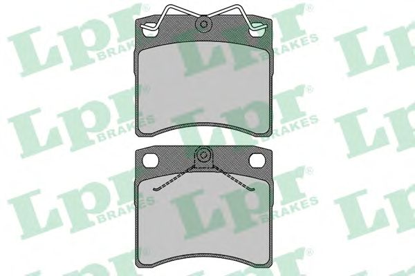 05P631  LPR - Гальмівні колодки до дисків (F, V)1