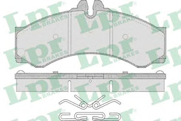 05P633  LPR - Гальмівні колодки до дисків (F, V)1