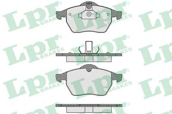 05P635  LPR - Гальмівні колодки до дисків (F, V)1