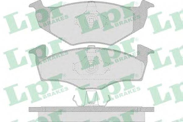 05P638  LPR - Гальмівні колодки до дисків (F, S)1
