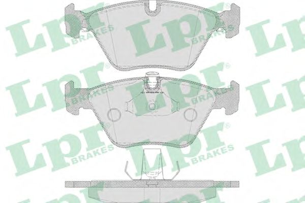 05P649  LPR - Гальмівні колодки до дисків (F, V)1