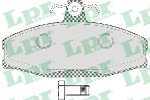 05P651  LPR - Гальмівні колодки до дисків (F, S)1
