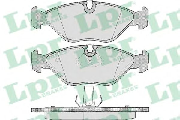 05P656  LPR - Гальмівні колодки до дисків (F, V)1