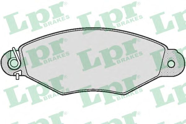05P662  LPR - Гальмівні колодки до дисків (F, V)1