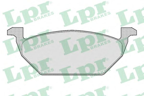 05P668  LPR - Гальмівні колодки до дисків (F, V)1