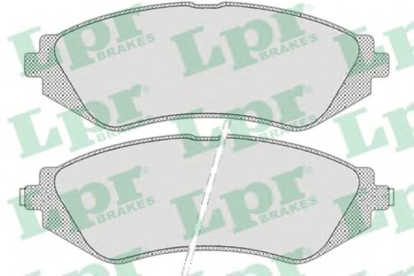 05P682  LPR - Гальмівні колодки до дисків (F, з датчиком)1
