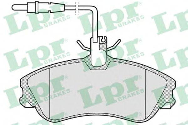 05P683  LPR - Гальмівні колодки до дисків (F, V, з датчиком)1