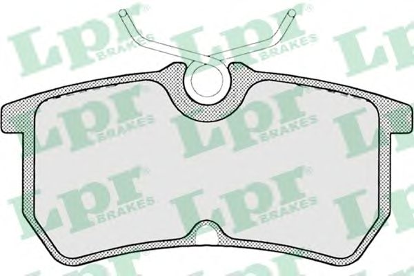 05P697  LPR - Гальмівні колодки до дисків (R, S)1