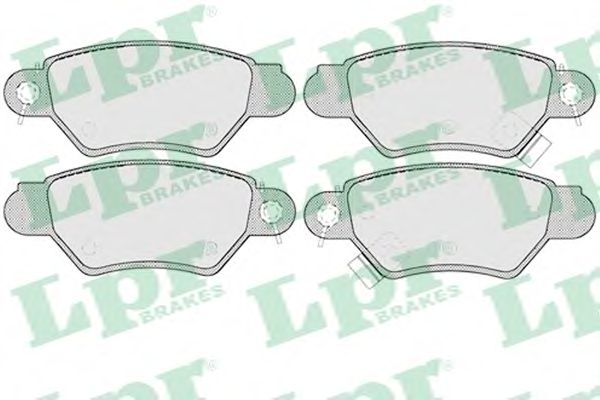 05P699  LPR - Гальмівні колодки до дисків (R, S)1