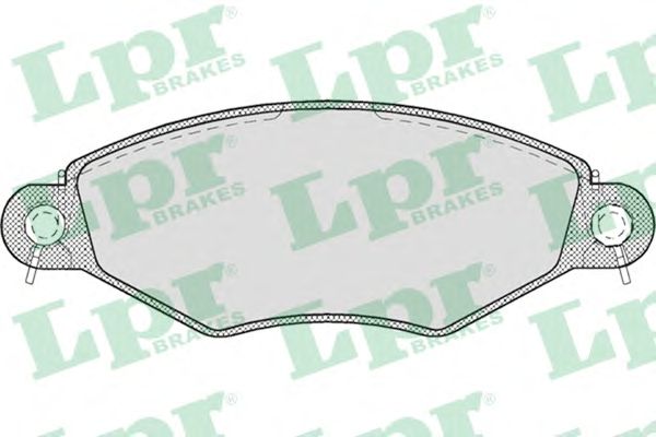 05P708  LPR - Гальмівні колодки до дисків (F, S)1