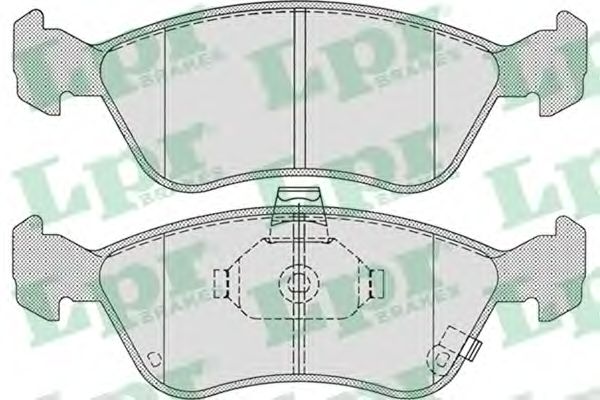 05P709  LPR - Гальмівні колодки до дисків (F, V, з датчиком)1