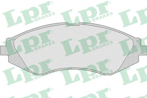 05P710  LPR - Гальмівні колодки до дисків (F, V)1