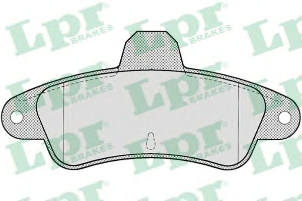 05P714  LPR - Гальмівні колодки до дисків (R, V)1