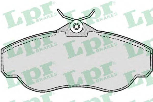 05P728  LPR - Гальмівні колодки до дисків (F, V)1