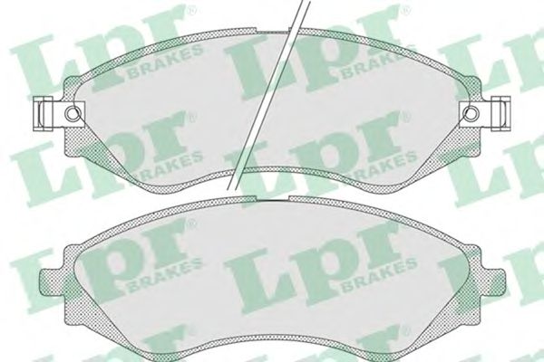 05P729  LPR - Гальмівні колодки до дисків (F, V)1