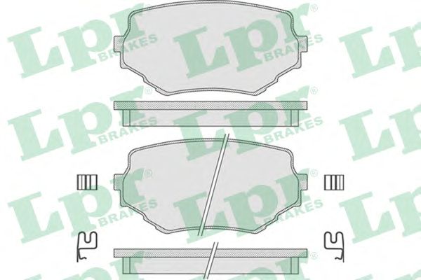 05P798  LPR - Гальмівні колодки до дисків (F, V, з датчиком)1