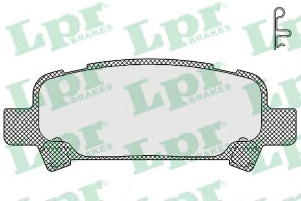 05P838  LPR - Гальмівні колодки до дисків (R, S)1