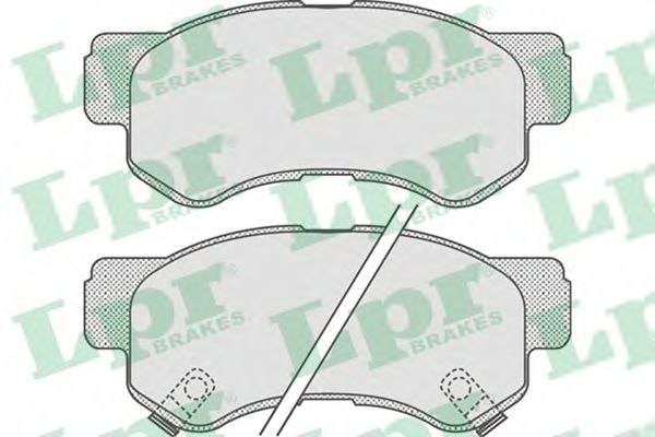 05P847  LPR - Гальмівні колодки до дисків (R, S)1
