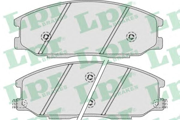 05P858  LPR - Гальмівні колодки до дисків (F, V, з датчиком)1