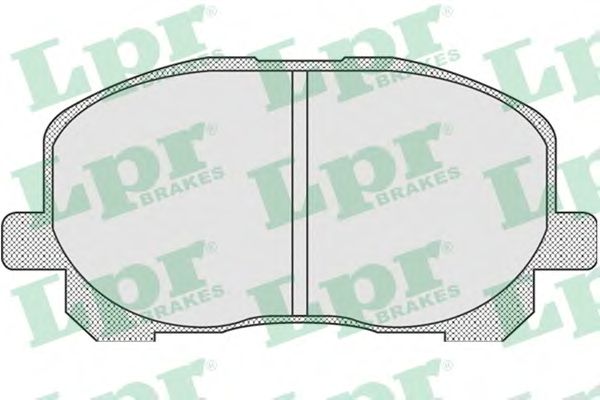 05P904  LPR - Гальмівні колодки до дисків (F, V)1