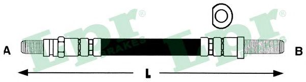 6T46111  LPR - Гальмівний шланг1