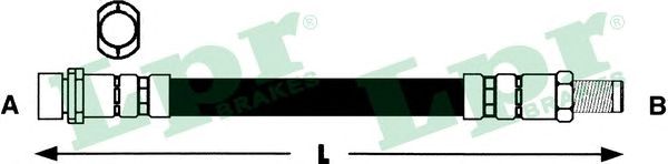 6T46775  LPR - Гальмівний шланг1