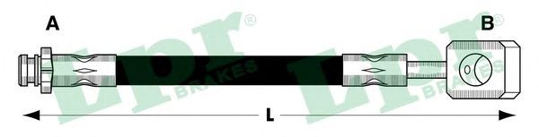 6T46795  LPR - Гальмівний шланг1