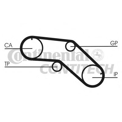 CT1005   Ремінь ГРМ CONTI SYNCHROBELT18