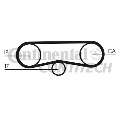 CT1018   Ремінь ГРМ CONTI SYNCHROBELT2
