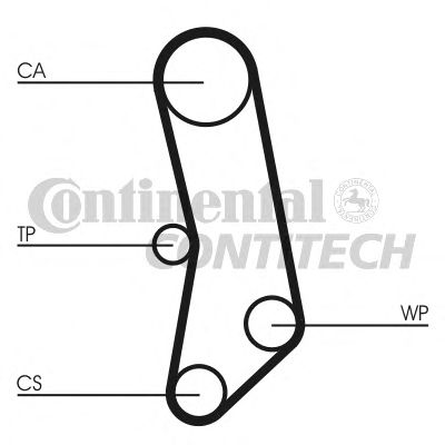 CT503   Ремінь ГРМ CONTI SYNCHROBELT2