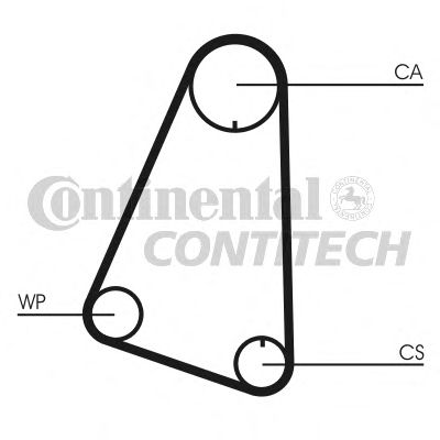CT633   Ремінь ГРМ CONTI SYNCHROBELT2