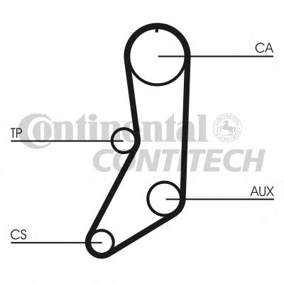 CT643   Ремінь ГРМ CONTI SYNCHROBELT2
