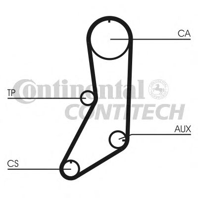 CT643   Ремінь ГРМ CONTI SYNCHROBELT3
