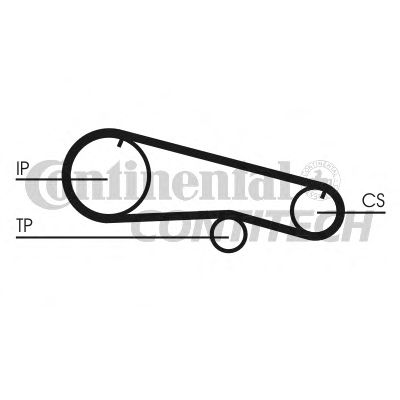 CT668   Ремінь ГРМ CONTI SYNCHROBELT2