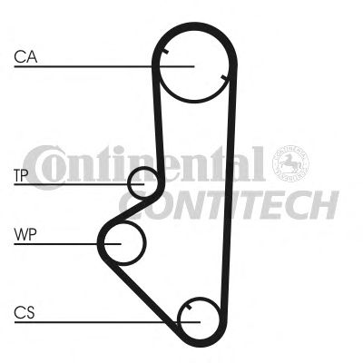 CT707   Ремінь ГРМ CONTI SYNCHROBELT18