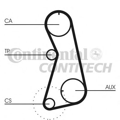 CT848   Ремінь ГРМ CONTI SYNCHROBELT18