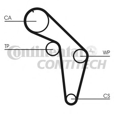CT926   Ремінь ГРМ CONTI SYNCHROBELT3