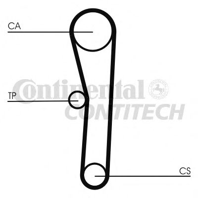 CT1008K1   Комплект CONTI SYNCHROBELT KIT17