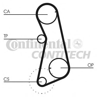 CT637K1   Комплект CONTI SYNCHROBELT KIT16