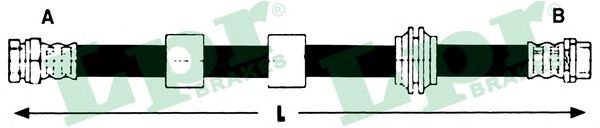 6T48005  LPR - Гальмівний шланг1