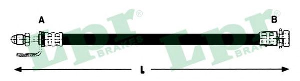 6T48067  LPR - Гальмівний шланг1